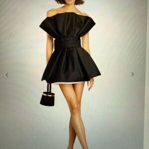 Retrofete Annette Dress Small NWT Black & White Mini Dress